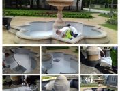Profesjonalne renowacje fontann polimocznikiem NEOPROOF POLYUREA R