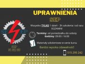 Świadectwa Kwalifikacji SEP G1/G2/G3 Eksploatacja/Dozór i Pomiary
