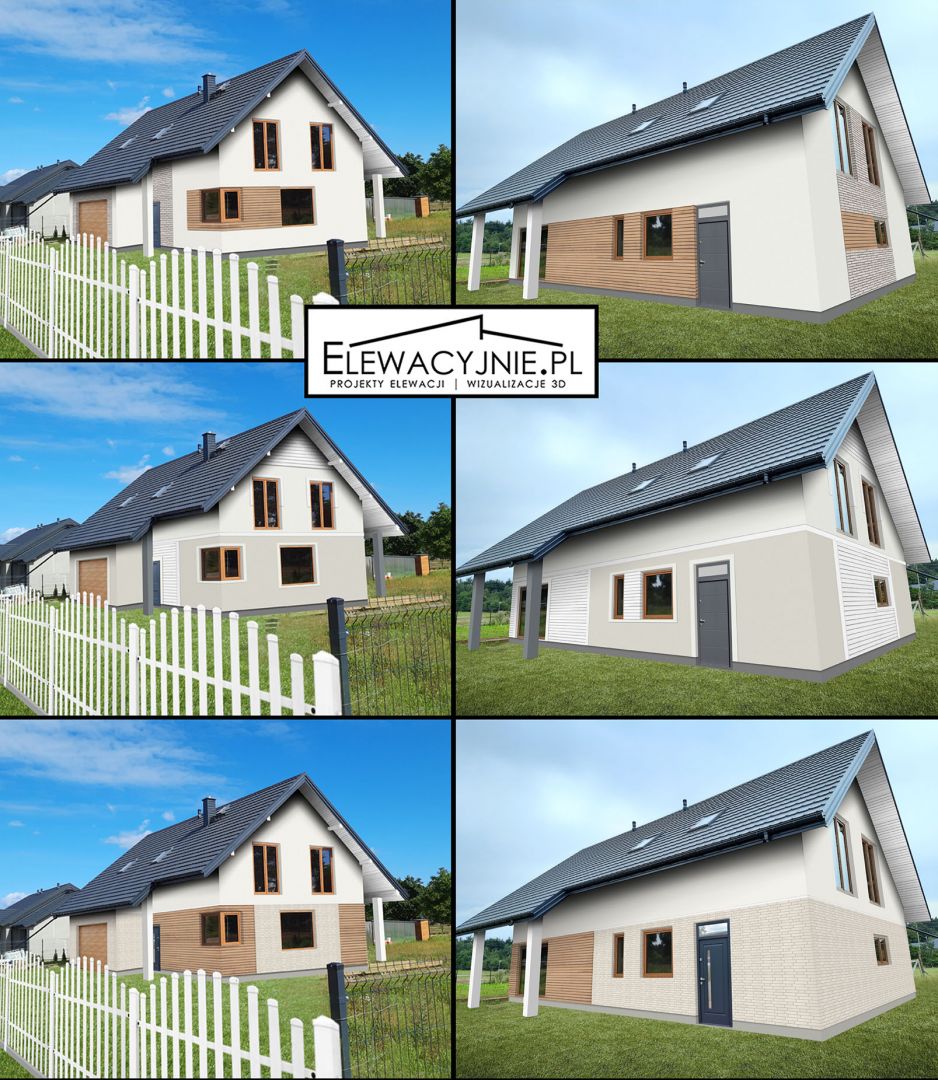 Wizualizacja Twojego Domu / Projekty elewacji 2d 3d  - Zdjęcie 1