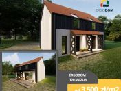 ERGODOM 120 MAZUR - gotowy budynek NA SPRZEDAŻ – 421 000 PLN