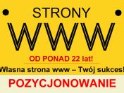 ⚡STRONY WWW - w dobrej cenie! ✶Pozycjonowanie, wizytówki, logo, FV.