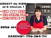 NOWOŚĆ! KREDYT DLA FIRMY OD 6 MIESIĄCA – 120 000 PLN BEZ ZUS i US !