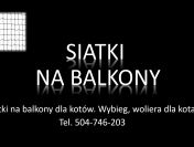 Siatka ochronna na balkon dla kota, cena, tel. 504-746-203. Zabezpieczenie