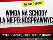 Winda na schody w domu. tel 504-746-203, dla niepełnosprawnych i seniorów