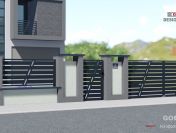 Przęsła, nowoczesne ogrodzenia panelowe, balustrady, furtki, bramy