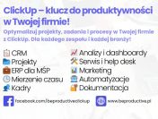 ClickUp dla firm - lepsze zarządzanie z BeProductive.pl