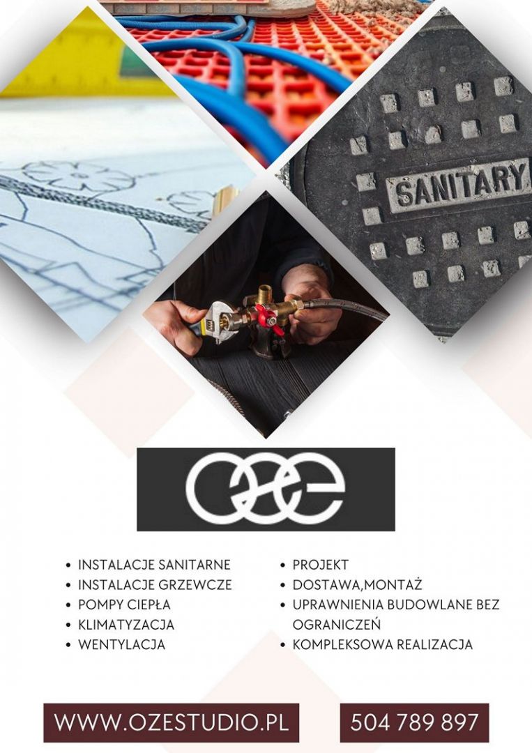 OGRZEWANIE INSTALACJE SANITARNE BIURO PROJEKTOWE OZE STUDIO PROJEKT BIAŁYSTOK Białystok - Zdjęcie 1