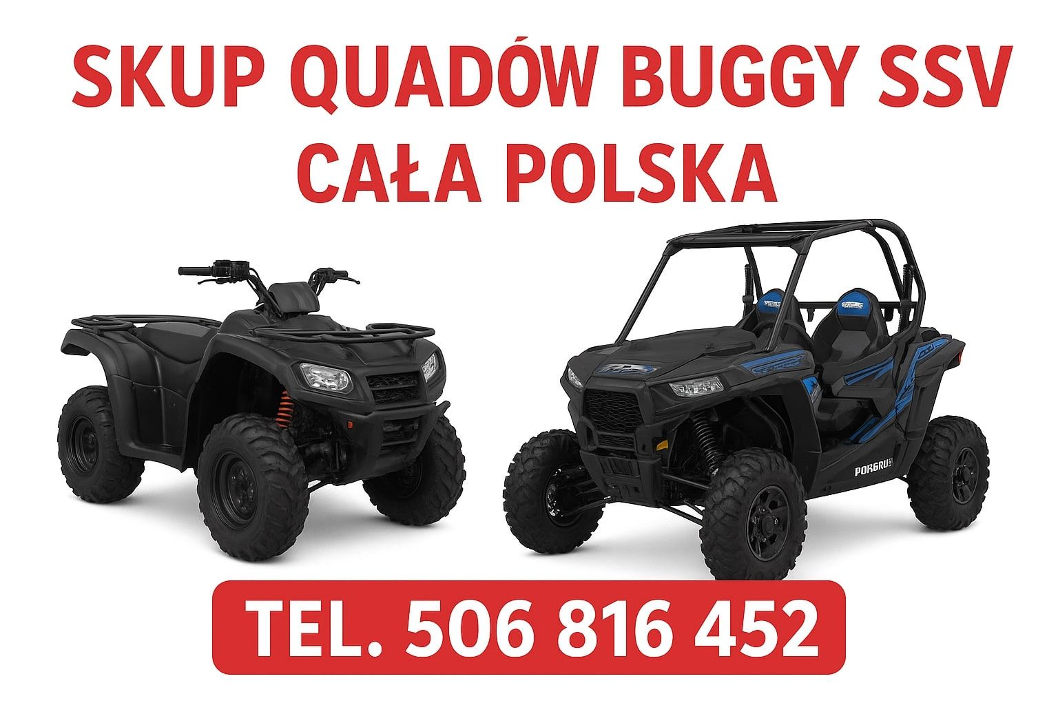SKUP QUADÓW QUAD QUADY ATV SPRAWNE I USZKODZONE -CAŁA POLSKA- GOTÓWKA Gdańsk - Zdjęcie 1