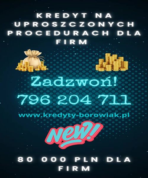 KREDYT DLA FIRM DO 80 000 PLN NAWET PRZY STRACIE! Gdańsk - Zdjęcie 1