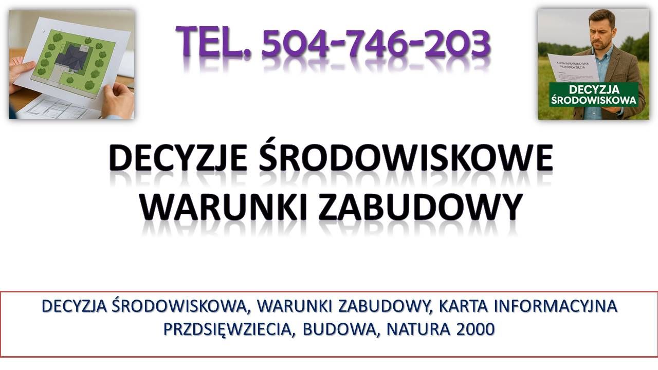 Uzyskanie warunków zabudowy dla działki budowlanej, , tel. 504-746-203  - Zdjęcie 1