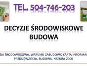 Działka budowlana, warunki zabudowy karta informacyjna przedsięwzięcia