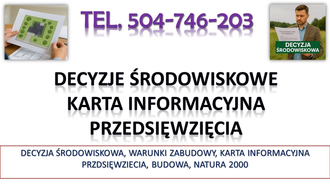 Karta oceny przedsięwzięcia dla działki budowlanej, tel. 504-746-203  - Zdjęcie 1