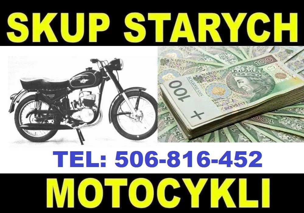 Kupię stare, zabytkowe motocykle: OSA, WSK, WFM, JAWA, MOTORYNKA! Całą kolekcję! Gdańsk - Zdjęcie 1