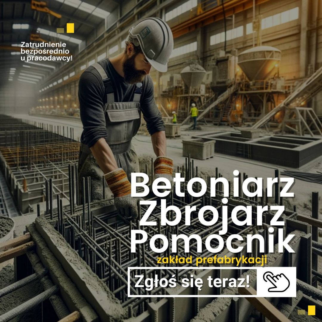 Betoniarz-Zbrojarz-Pomocnik (z doświadczeniem) (m/k) Gdańsk Gdańsk - Zdjęcie 1