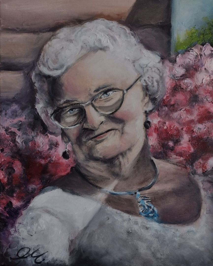 Portret olejny na płótnie na zamówienie gdańsk - Zdjęcie 1