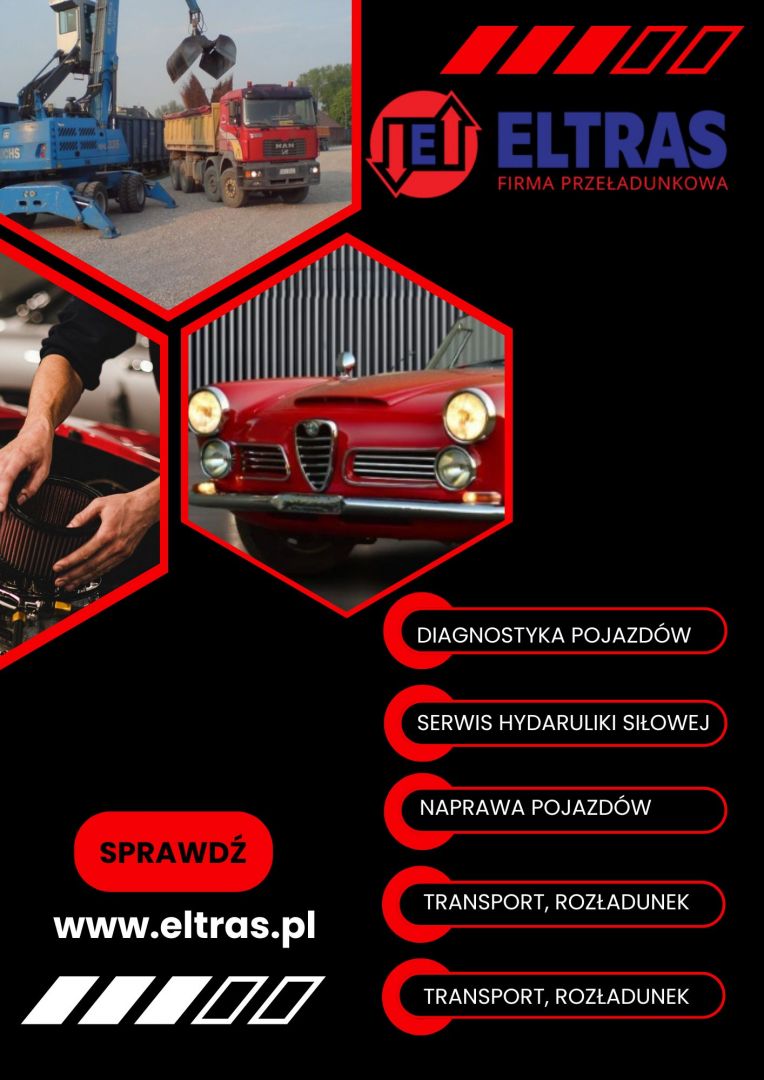 TRANSPORT CIĘŻAROWY ROZŁADUNEK SERWIS HYDRAULIKI SIŁOWEJ ELTRAS BIAŁYSTOK Białystok - Zdjęcie 1