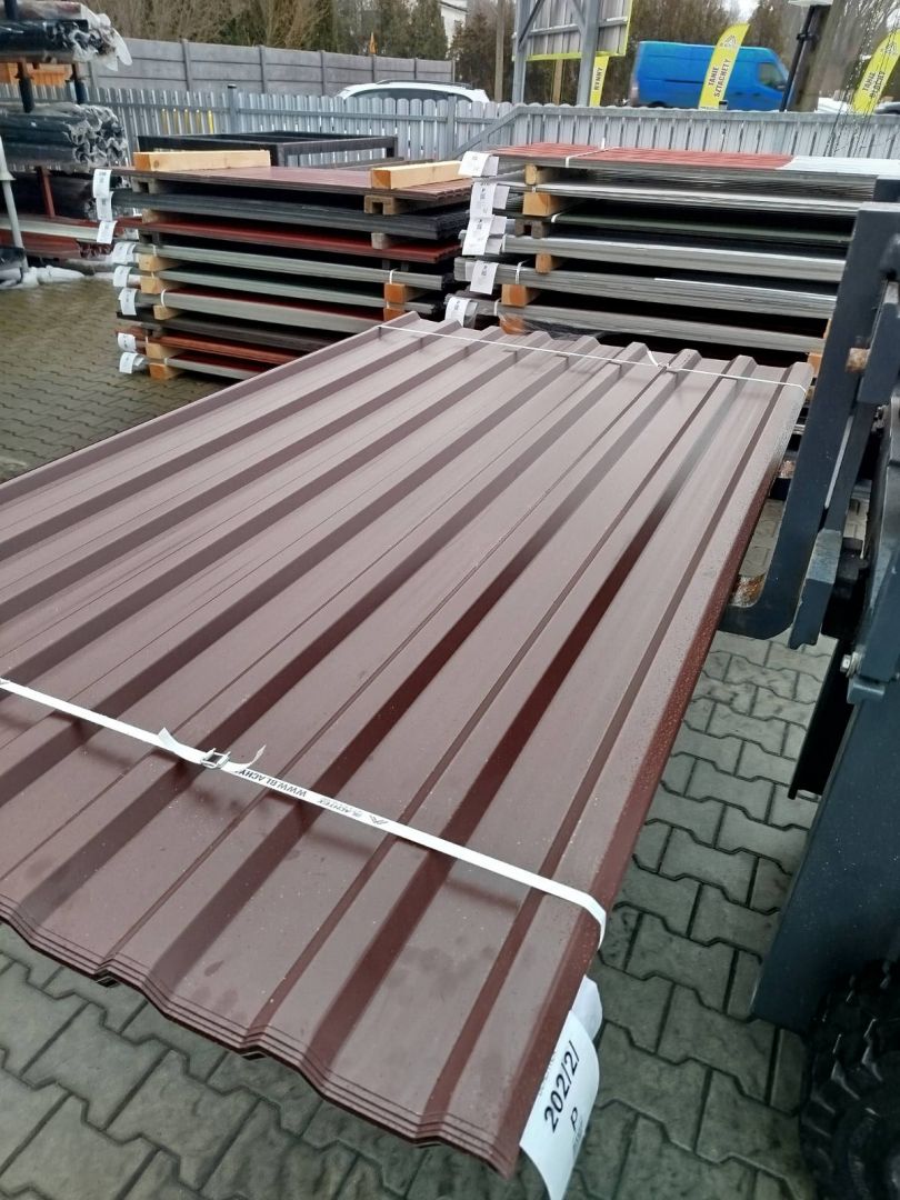 Blacha trapezowa brąz - pakiety 50 sztuk. Tanio i od ręki Rzeszów - Zdjęcie 1