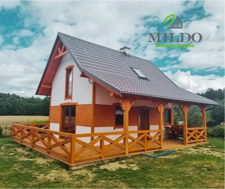 Budowa domu drewnianego do 70 m2 Stara Kiszewa - Zdjęcie 1