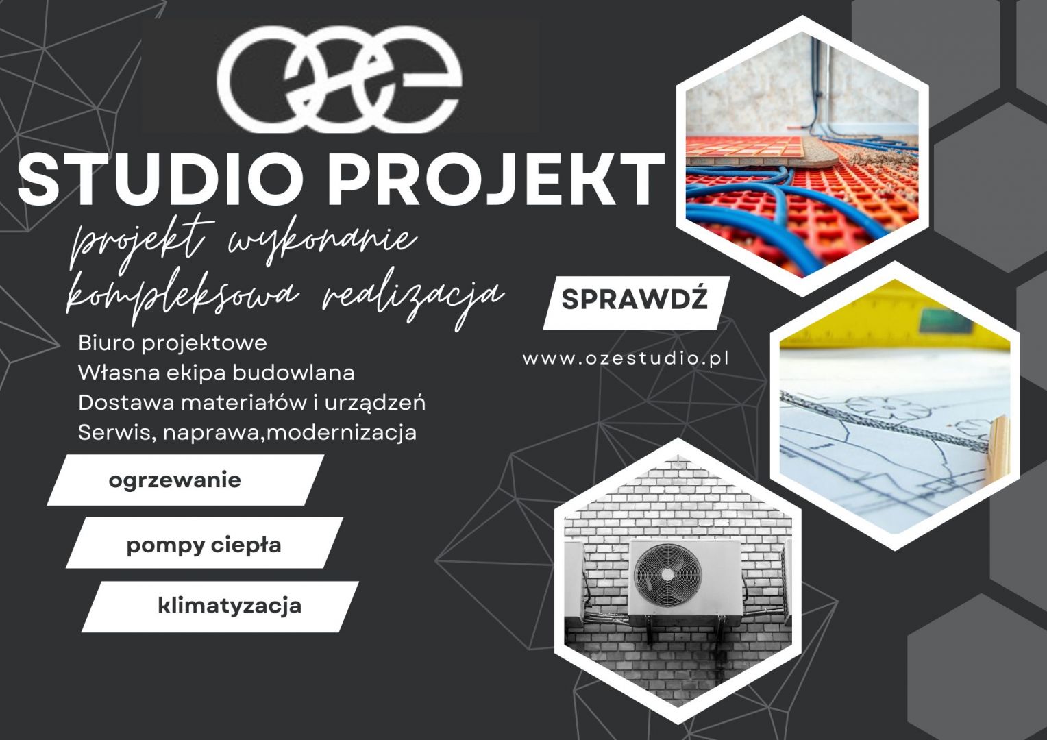 OGRZEWANIE KLIMATYZACJA KOMPLEKSOWA REALIZACJA OZE STUDIO PROJEKT BIAŁYSTOK Białystok - Zdjęcie 1