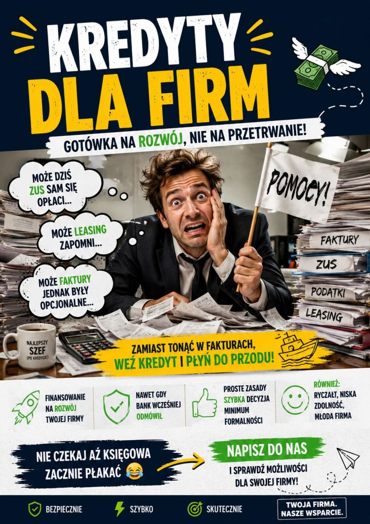 ZDOLNOŚĆ KREDYTOWA LEŻY? SPRAWDŹ INNE OPCJE! FINANSOWANIE DLA FIRM BEZ SPINY Gdańsk - Zdjęcie 1