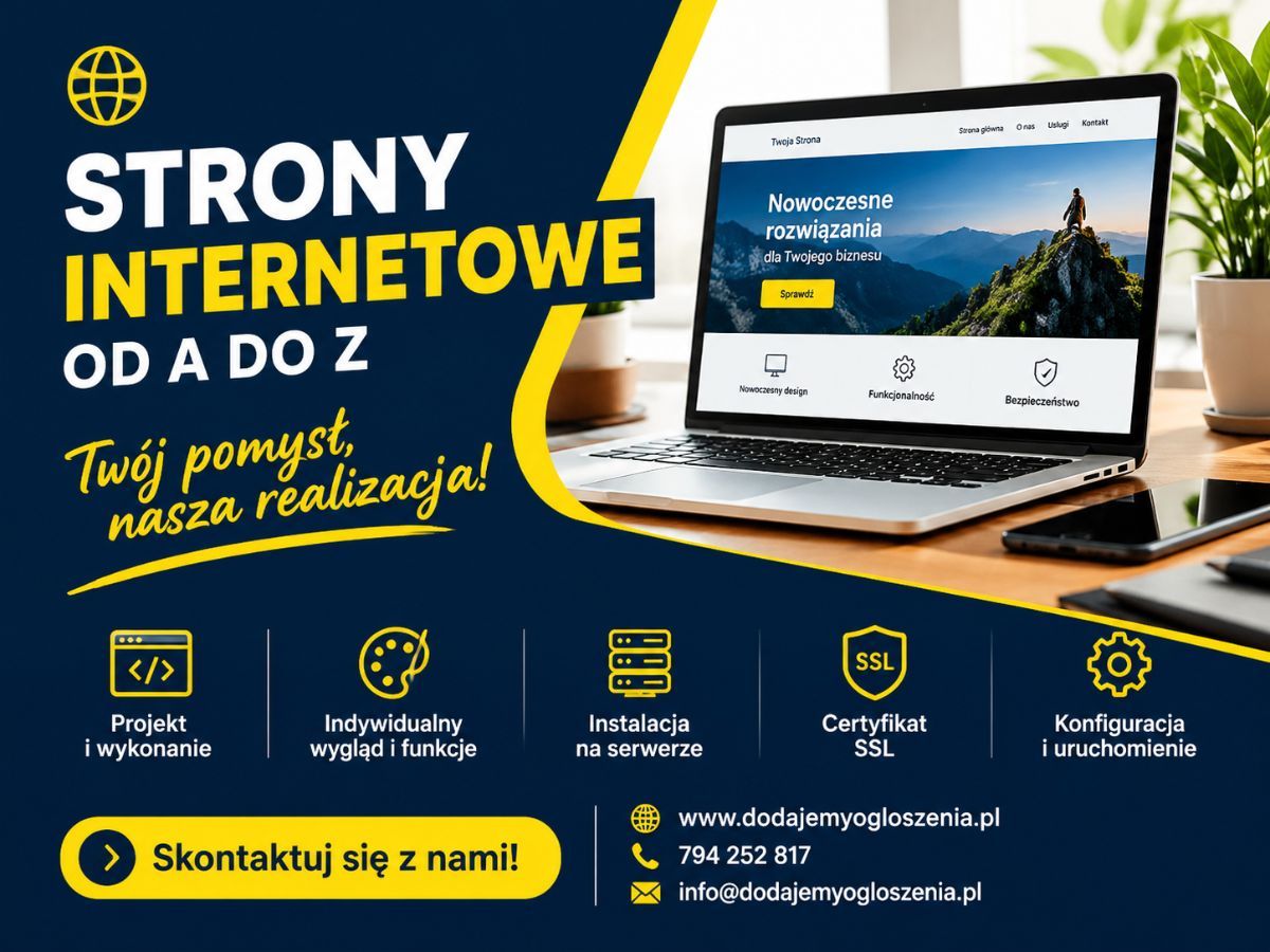 Strona WWW według Twojego pomysłu Warszawa - Zdjęcie 1